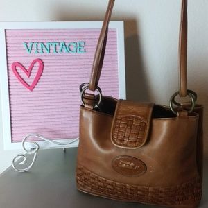 Vintage American Angel Leather Purse